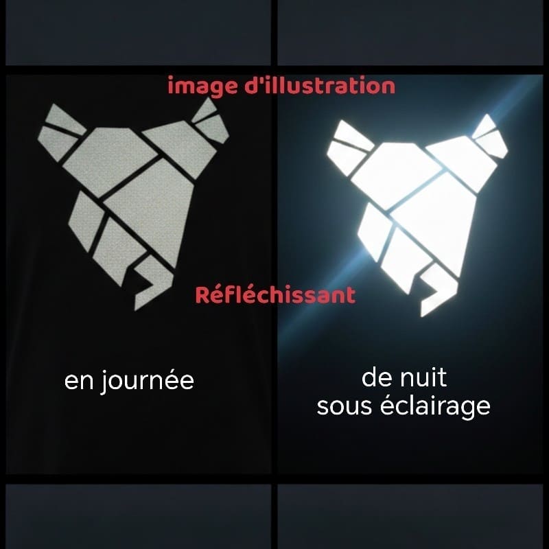 Flocage réfléchissant - Atelier Juno